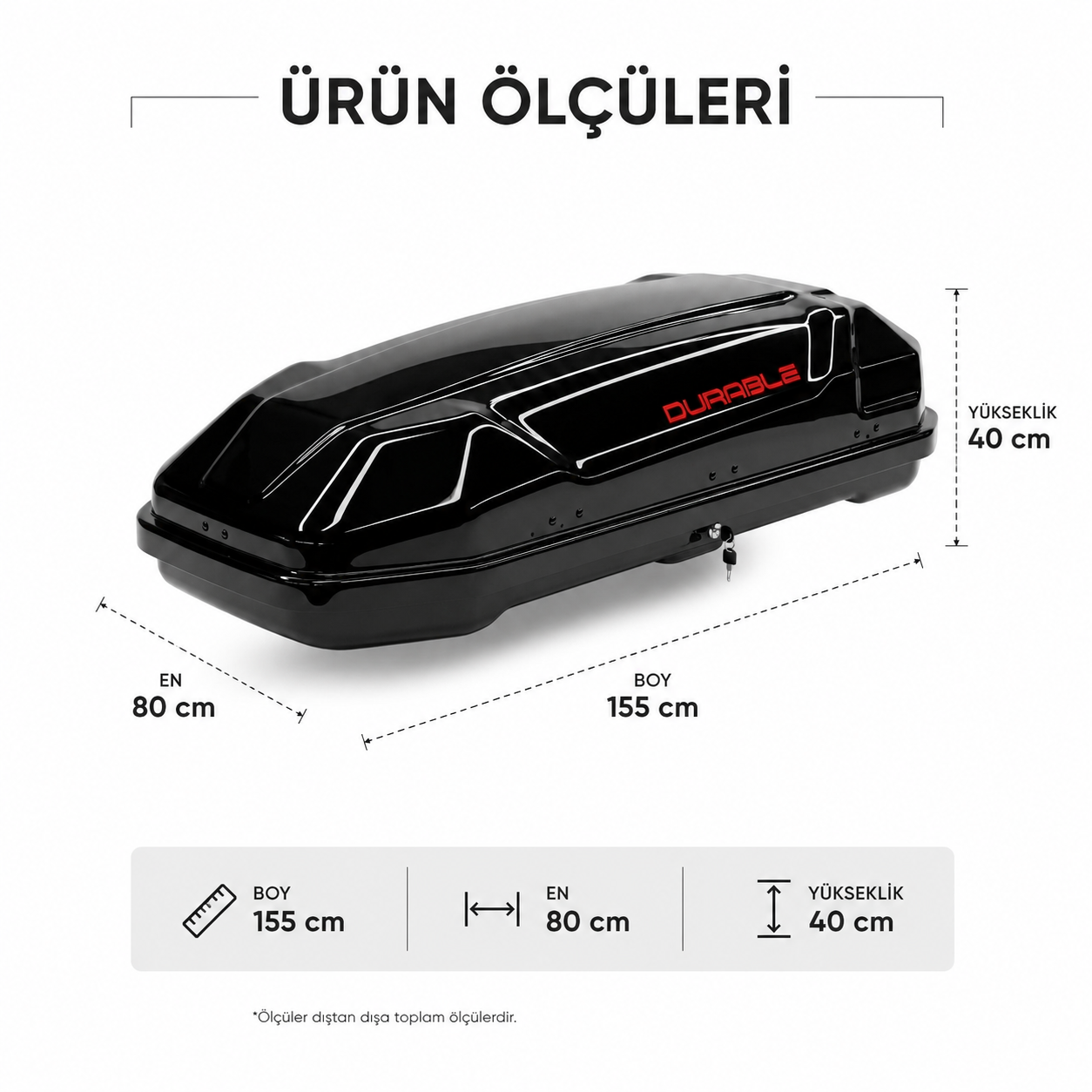DURABLE 420L Port Bagaj